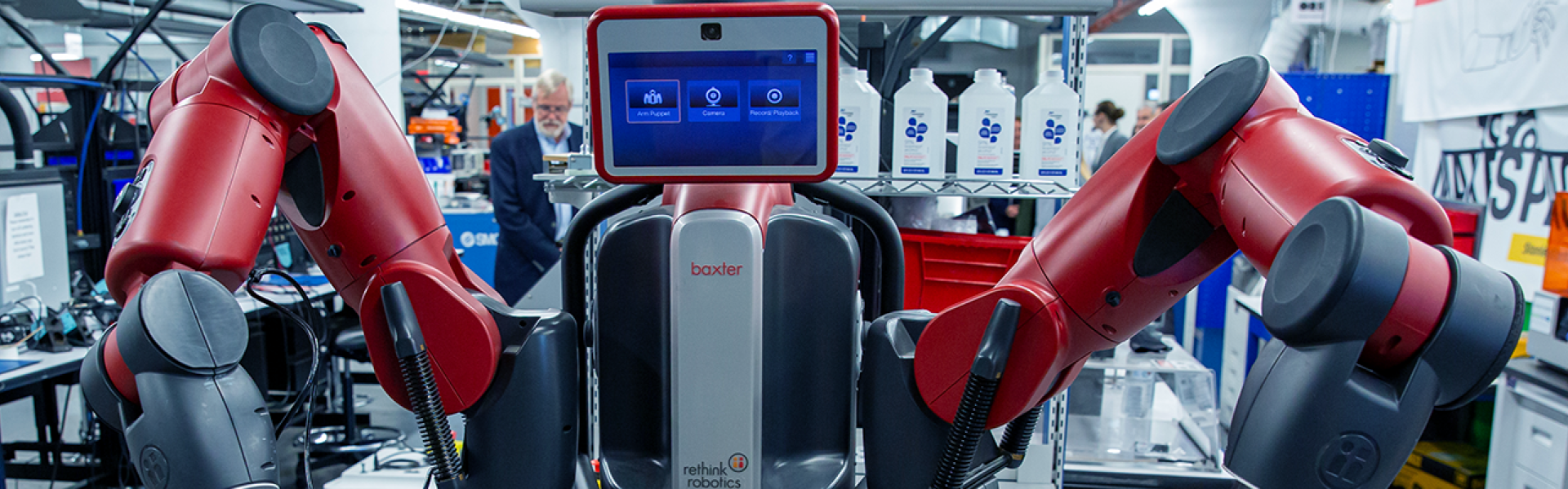 Baxter the robot of MassRobotics
