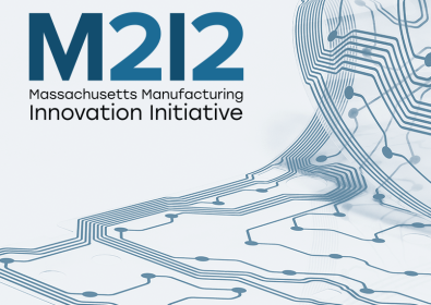 M2I2 logo and image of a flexible technology ribbon